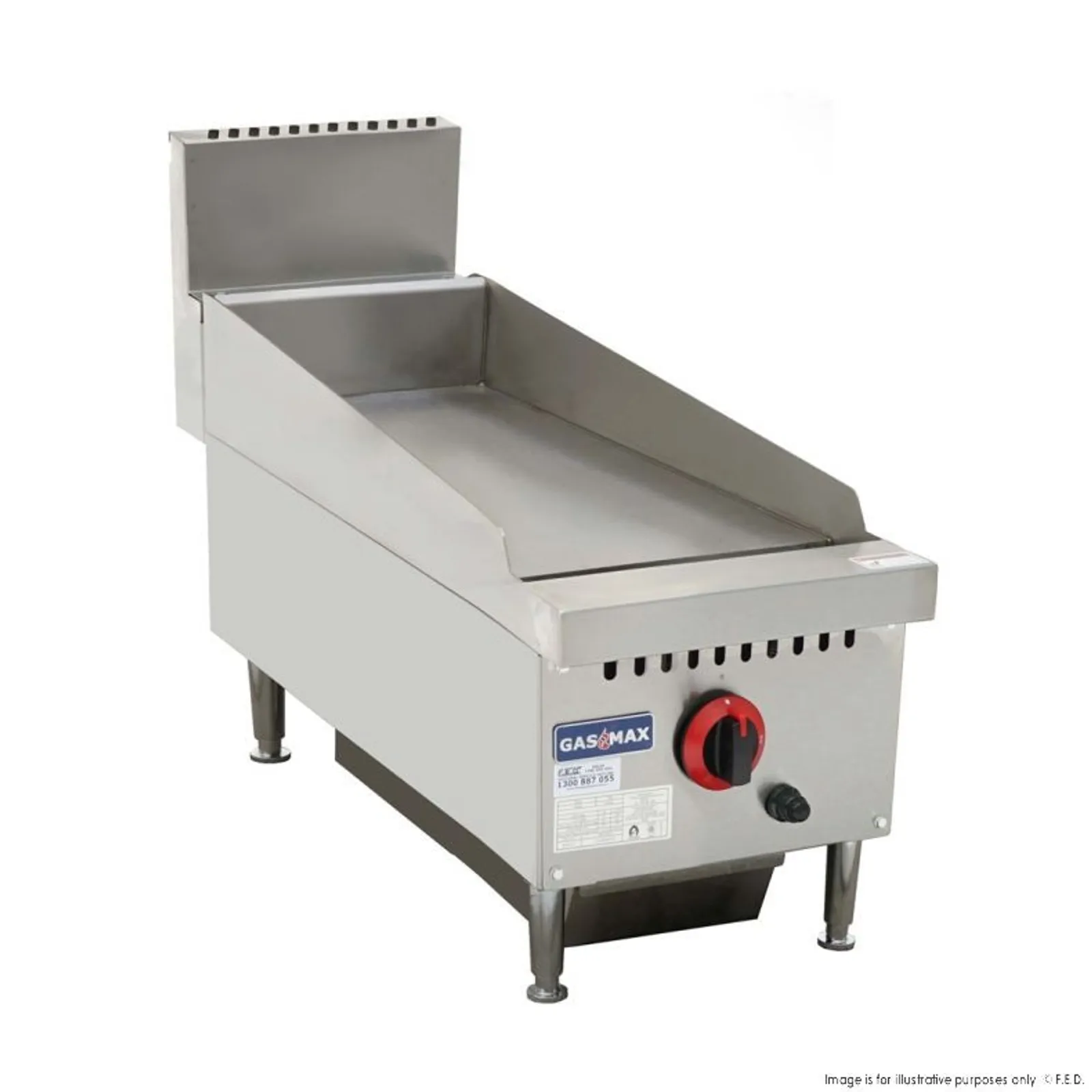 Gasmax GG-12 - One Burner NG Griddle Top