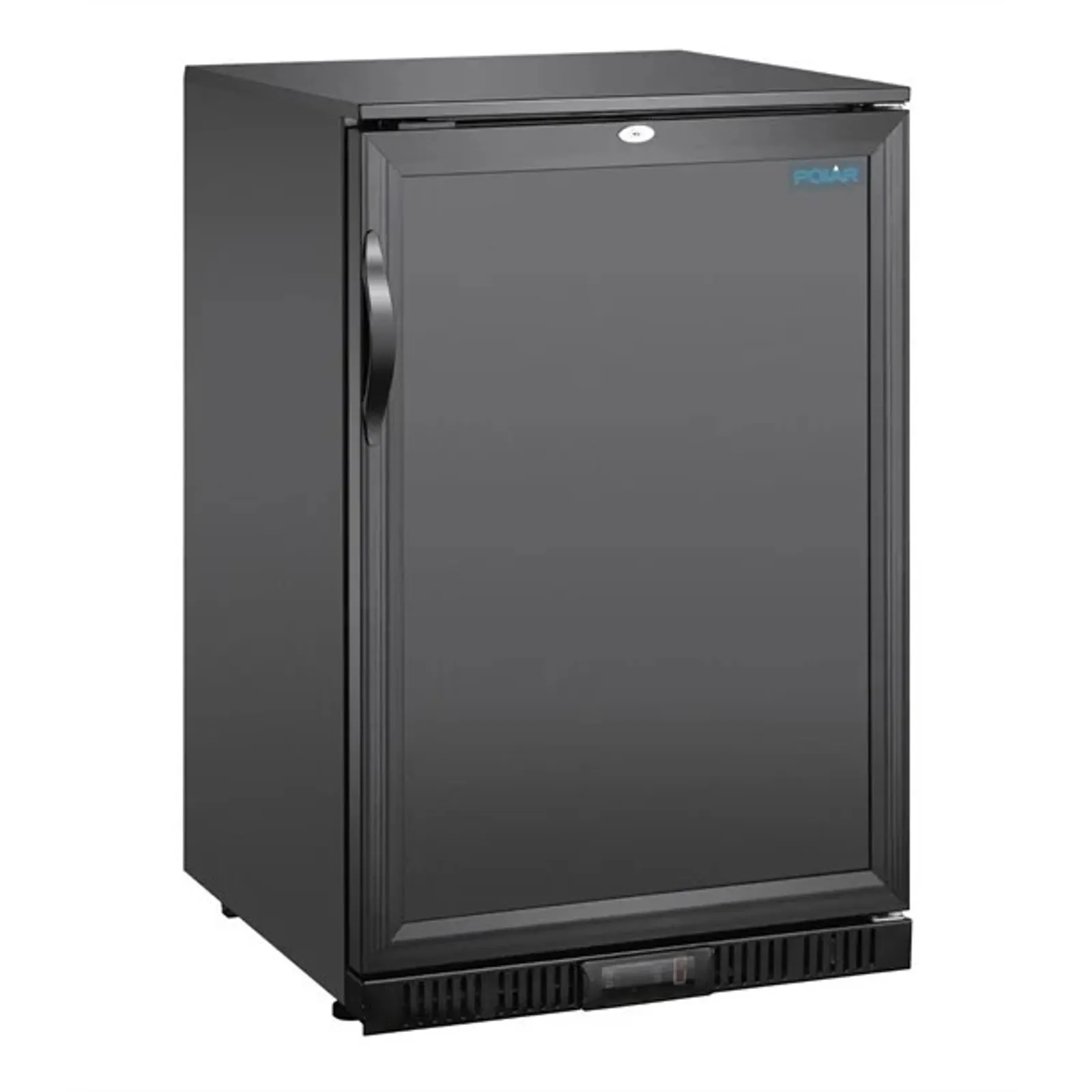 Polar GE997-A - 850mm Single Door Back Bar Cooler Solid Door 128L