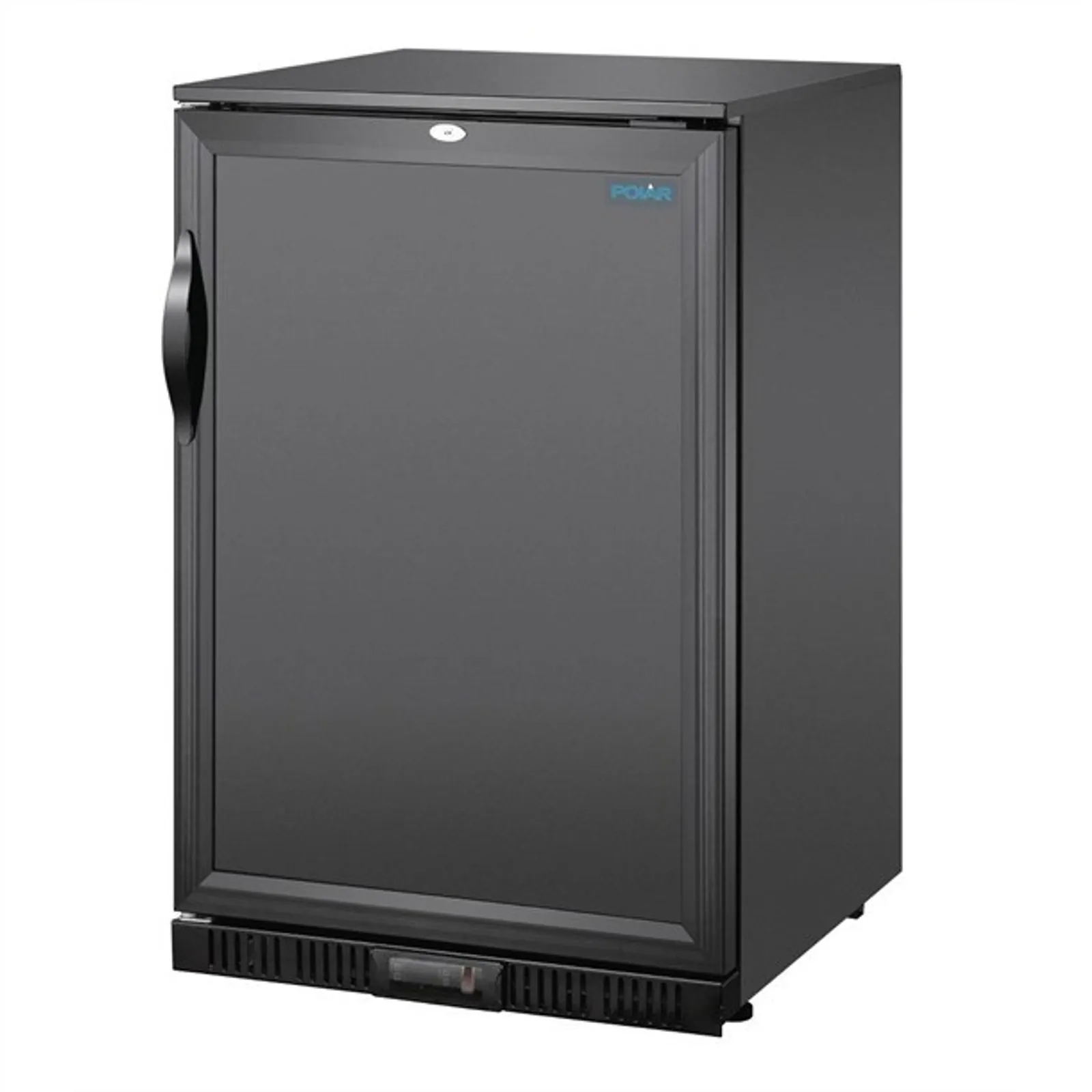 Polar GE997-A - 850mm Single Door Back Bar Cooler Solid Door 128L