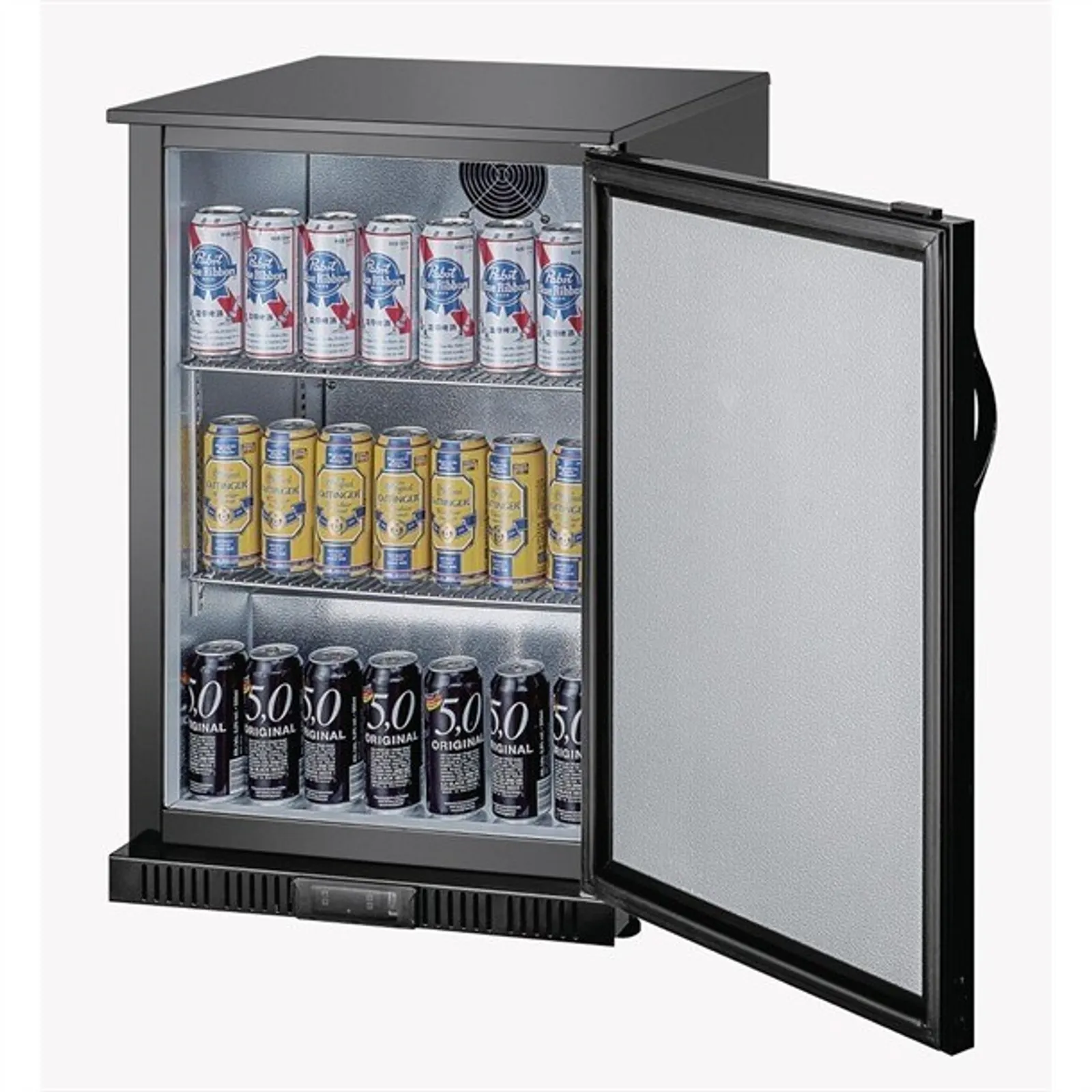 Polar GE997-A - 850mm Single Door Back Bar Cooler Solid Door 128L