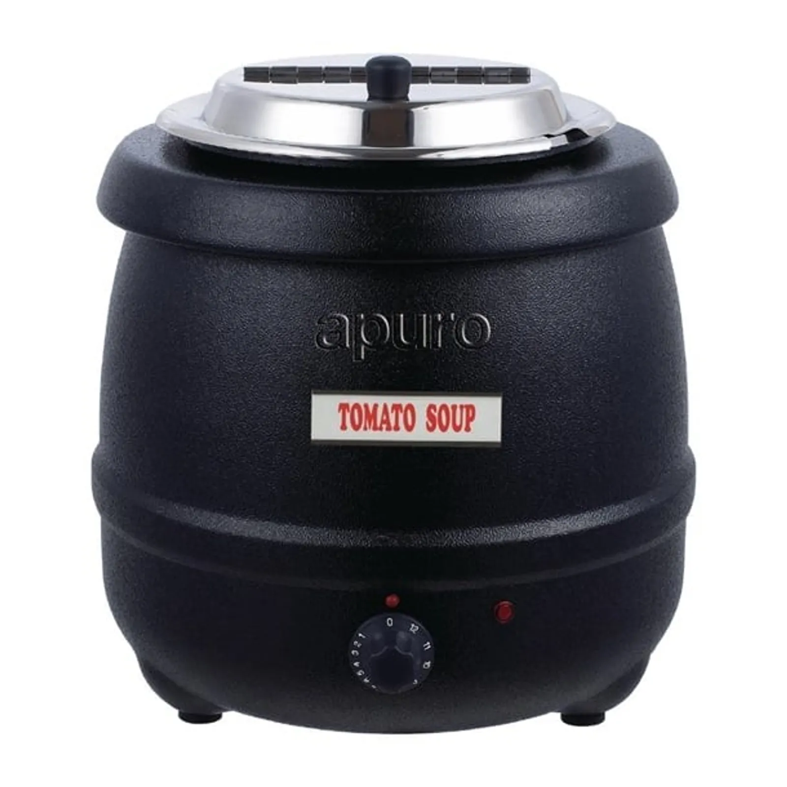 Apuro L715-A - Black Soup Kettle 10Ltr