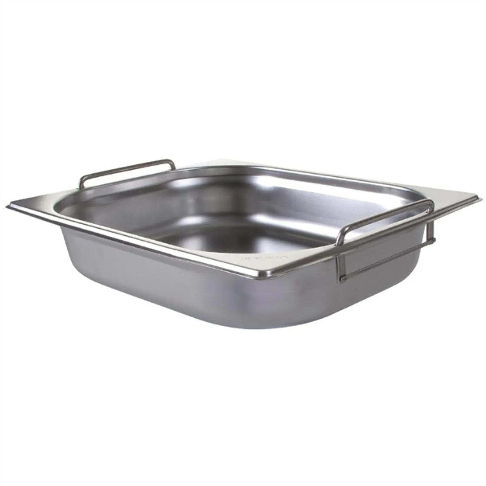Vogue CB182-A - Stainless Steel 1/2 Gastronorm Tray with Handles 65mm