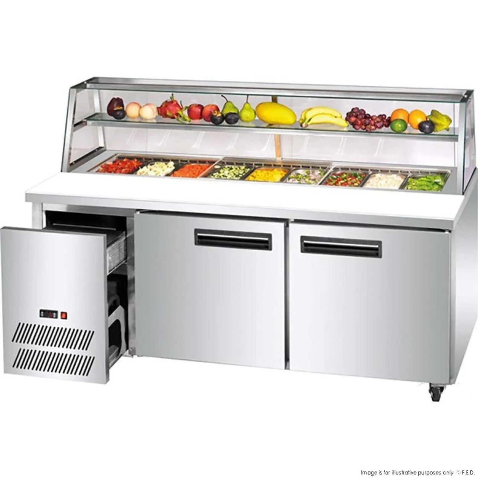 Thermaster SCB/15 - Two Door Deluxe Sandwich Bar