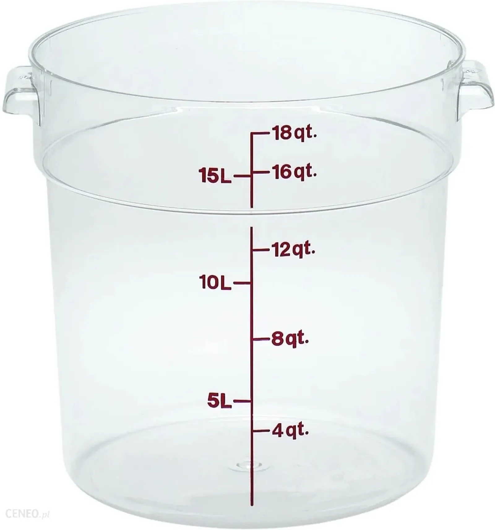 Cambro RFS18PP - Translucent Round Storage Container 17.2L
