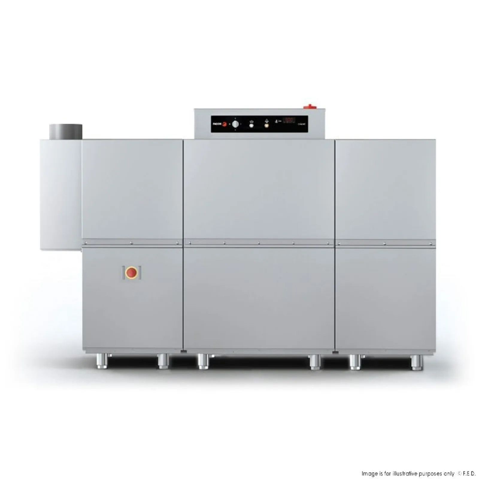 Fagor Professional CCO-225DCW - Concept Rack Conveyor Dishwasher Right Side Entrance