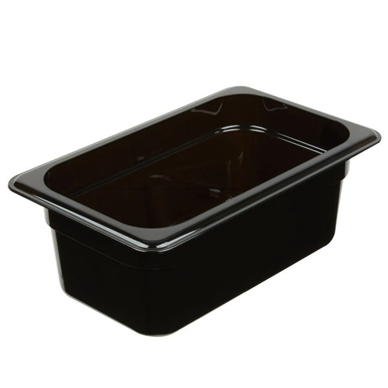 Cambro 44CW110 - Polycarbonate Food Pan 1/4 Size, 100mm Deep - Black