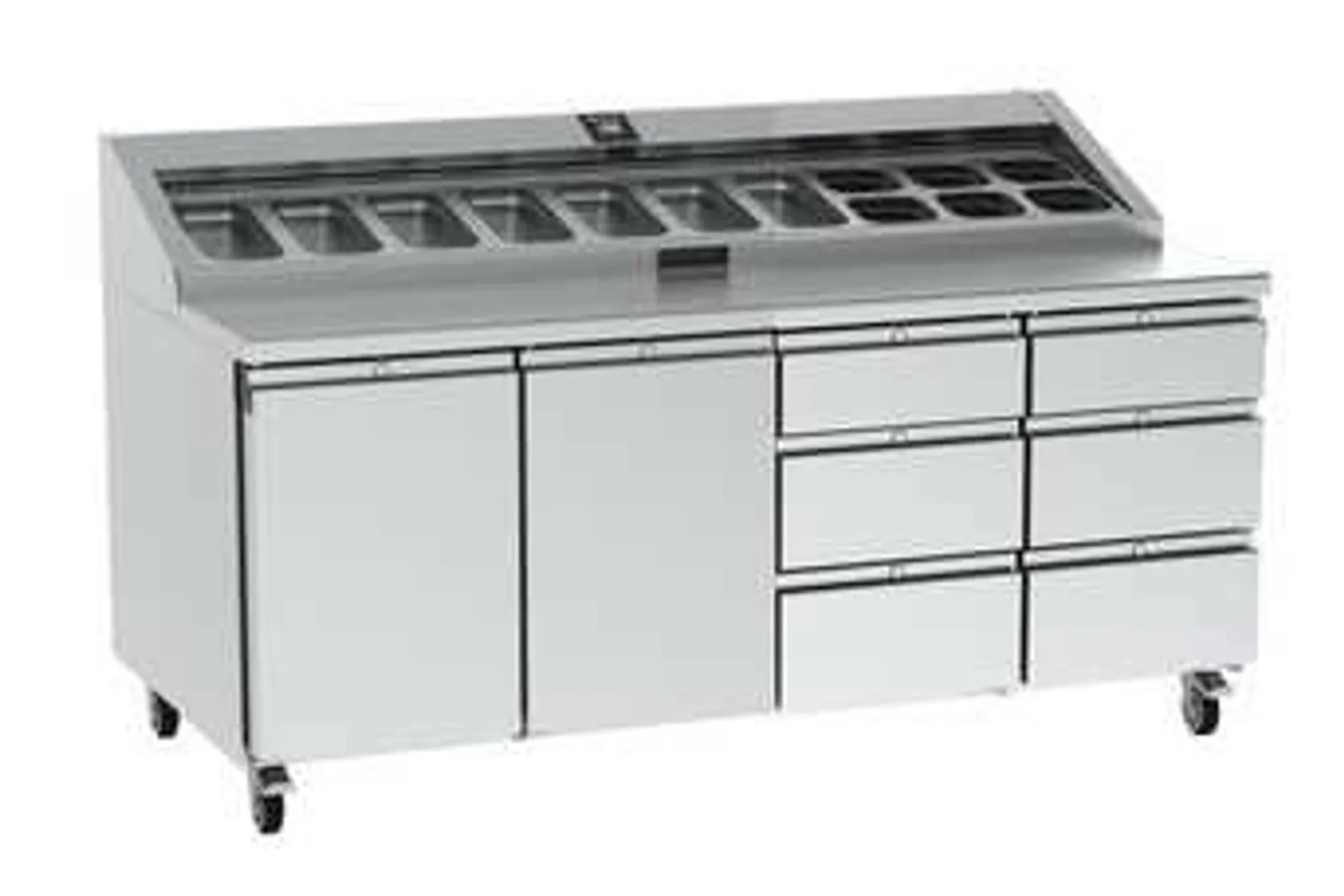 CyberChill PPC410-DDT - Integral Pizza Cabinet