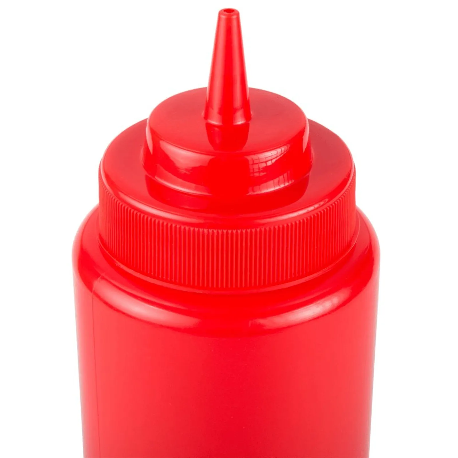 KH Classik Chef 12430 - KH Plastic Squeeze Bottle 708mL Wide Mouth Red