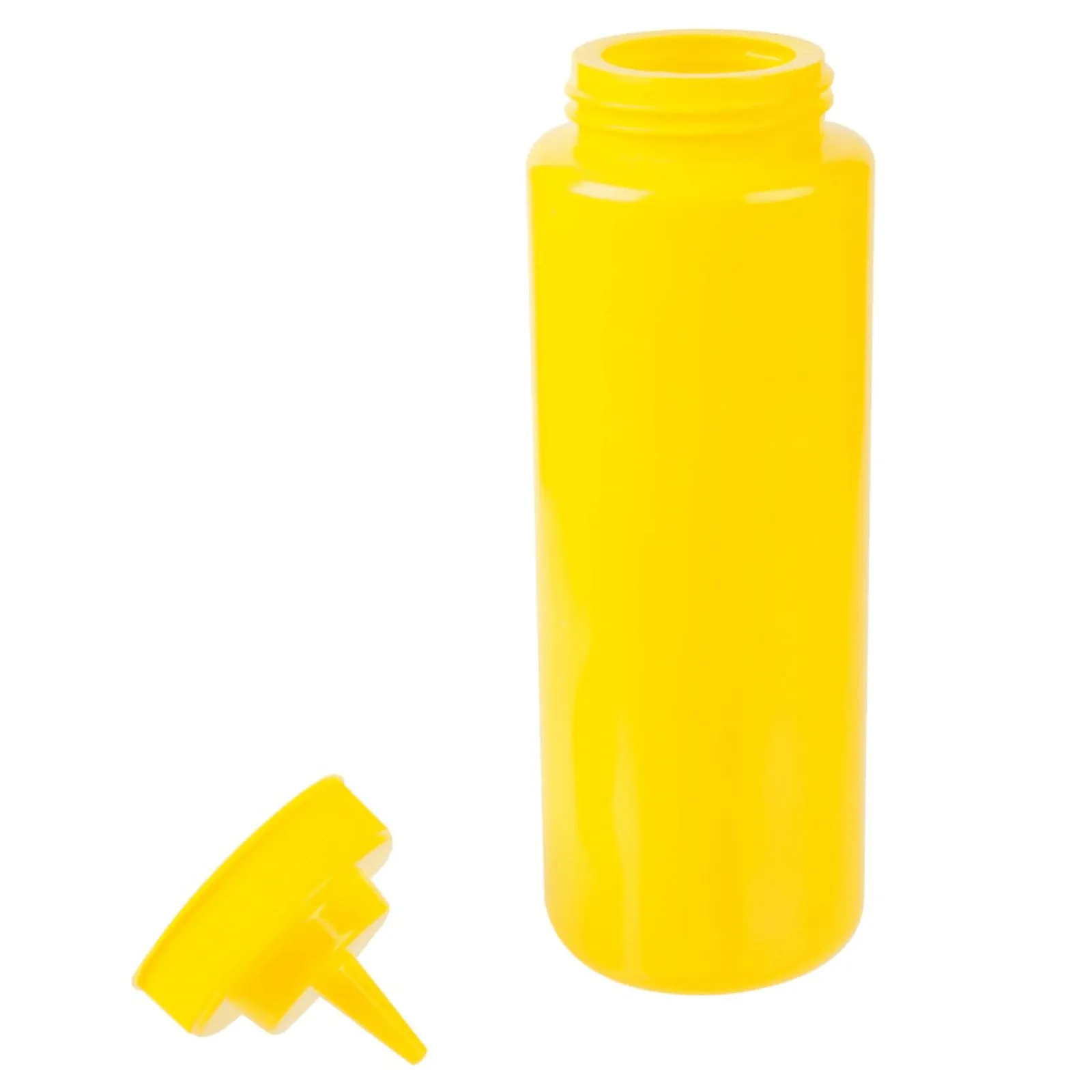 KH Classik Chef 12422 - KH Plastic Squeeze Bottle 472mL Wide Mouth Yellow