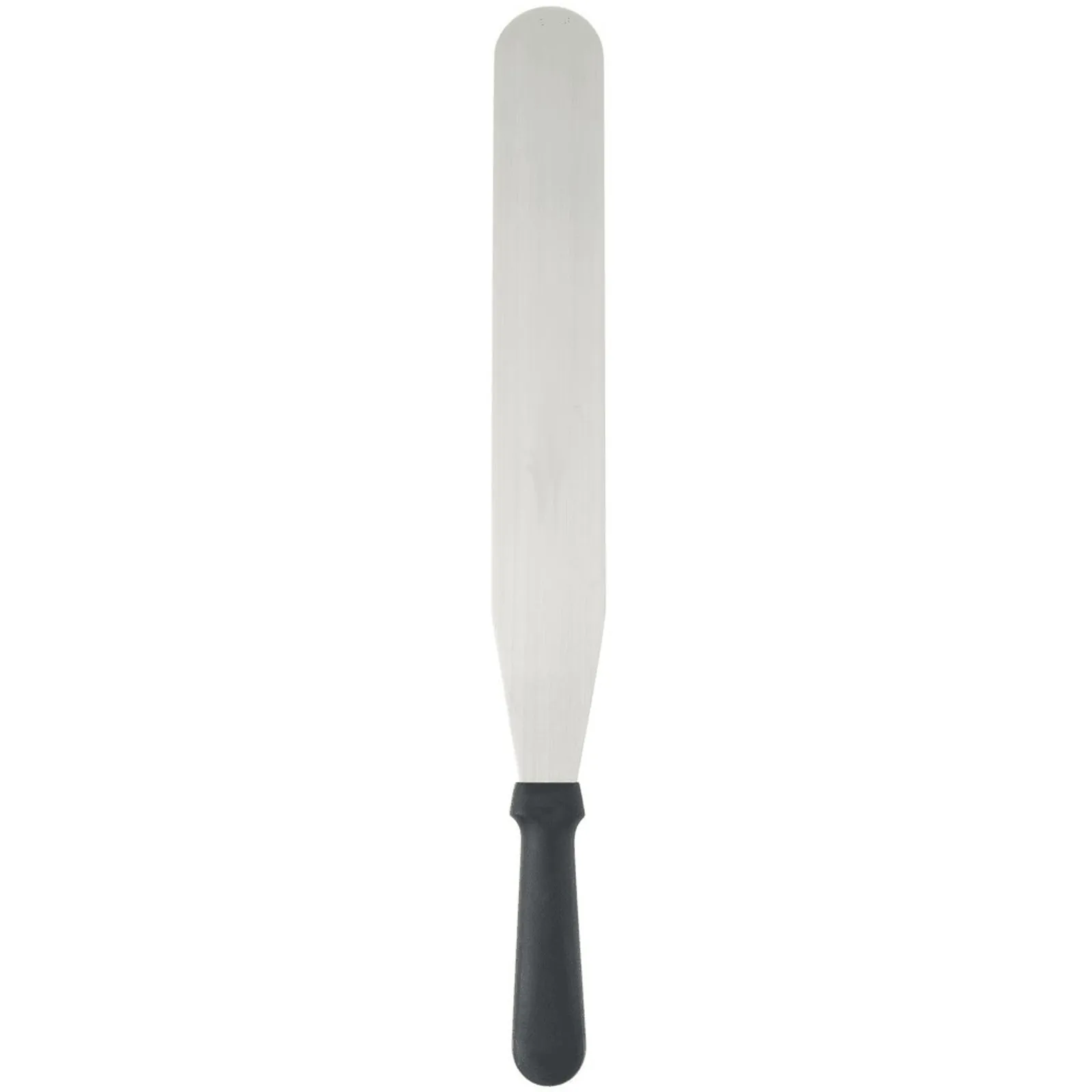 KH Classik Chef 12852 - KH Straight Spatula Black Stainless Steel 200mm