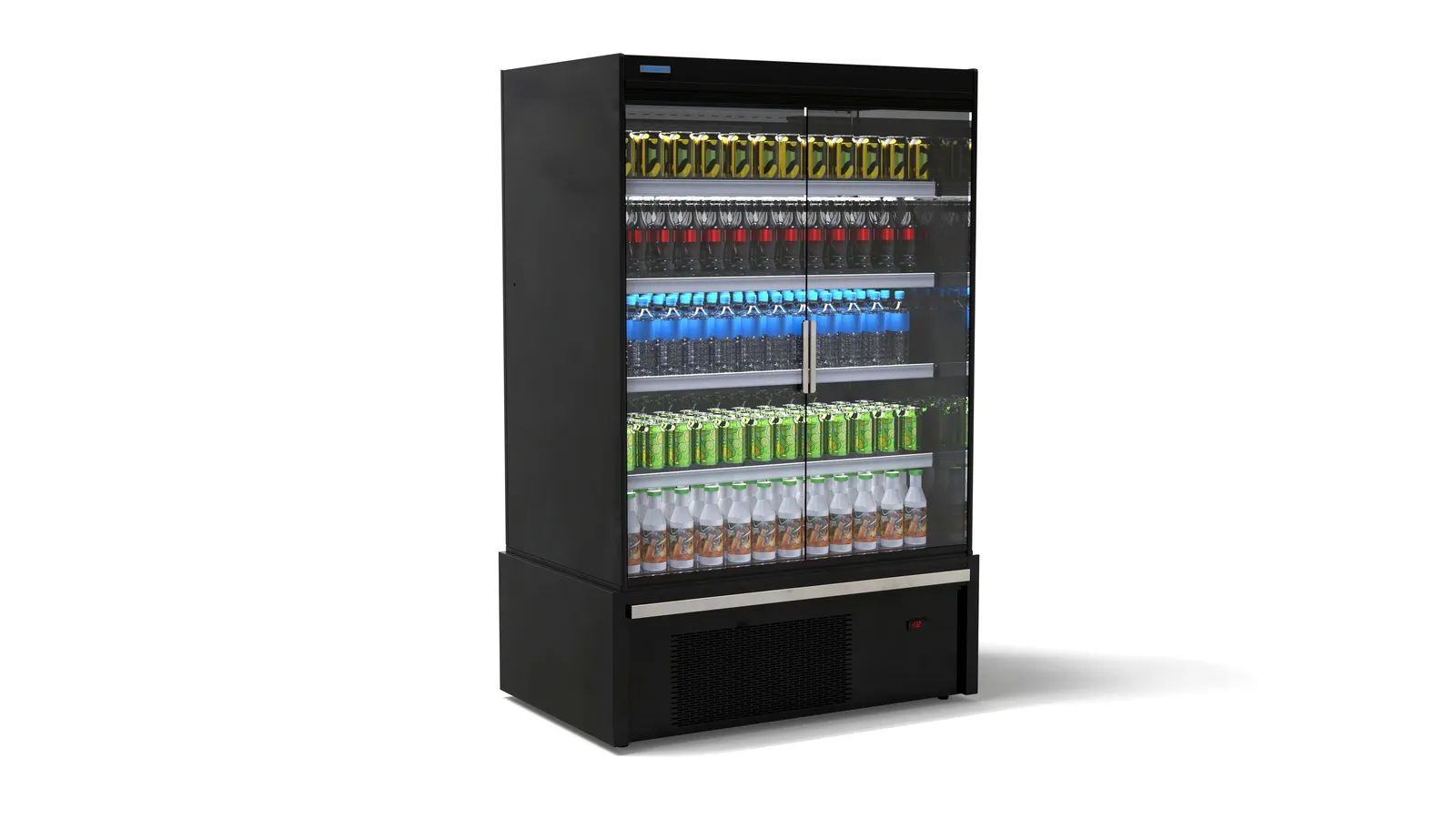 Hussmann H2TMDS-14 - Multideck 2 Glass Door Chiller Cabinet 796L