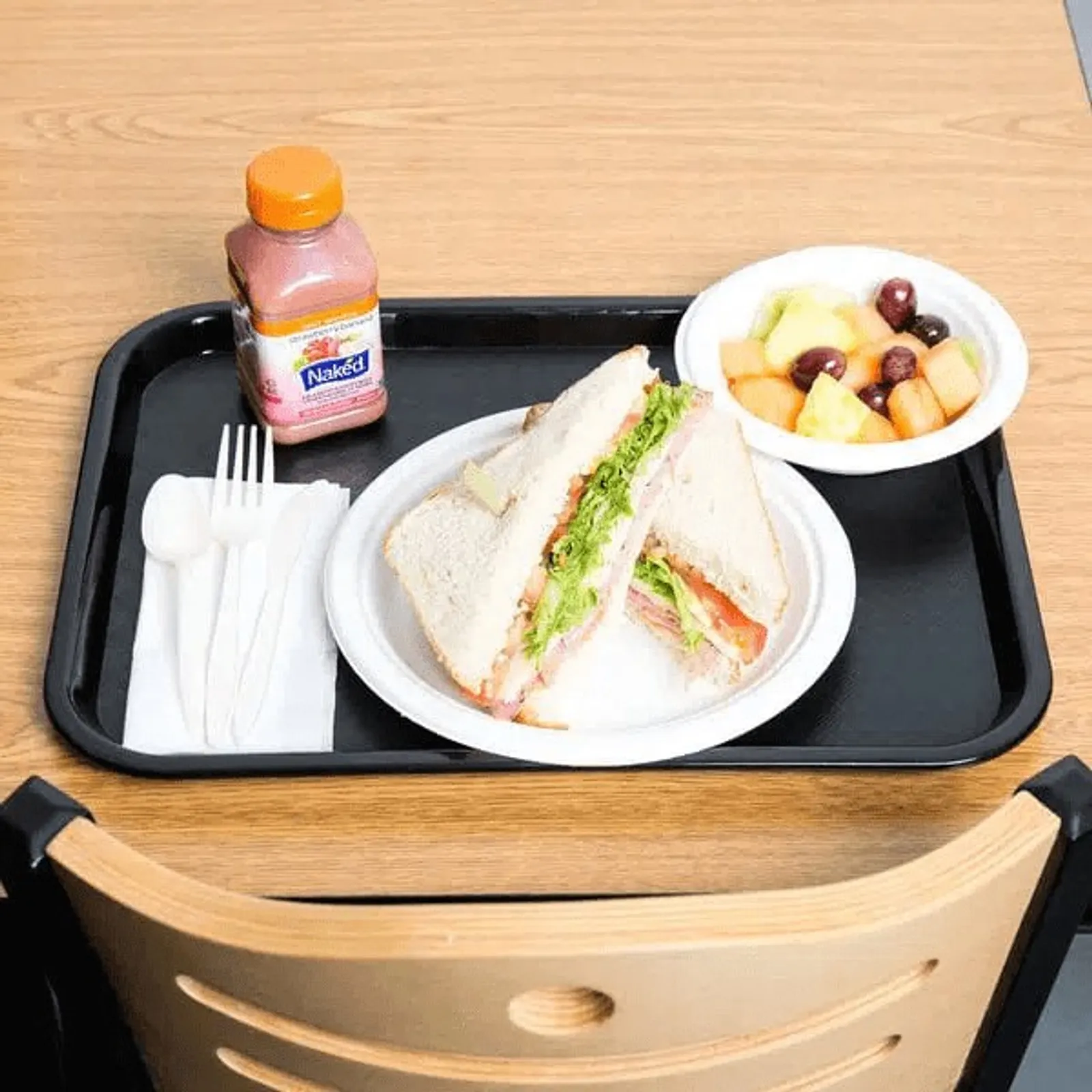 KH Classik Chef 89050 - Plastic Fast Food Tray 45 X 35cm Black