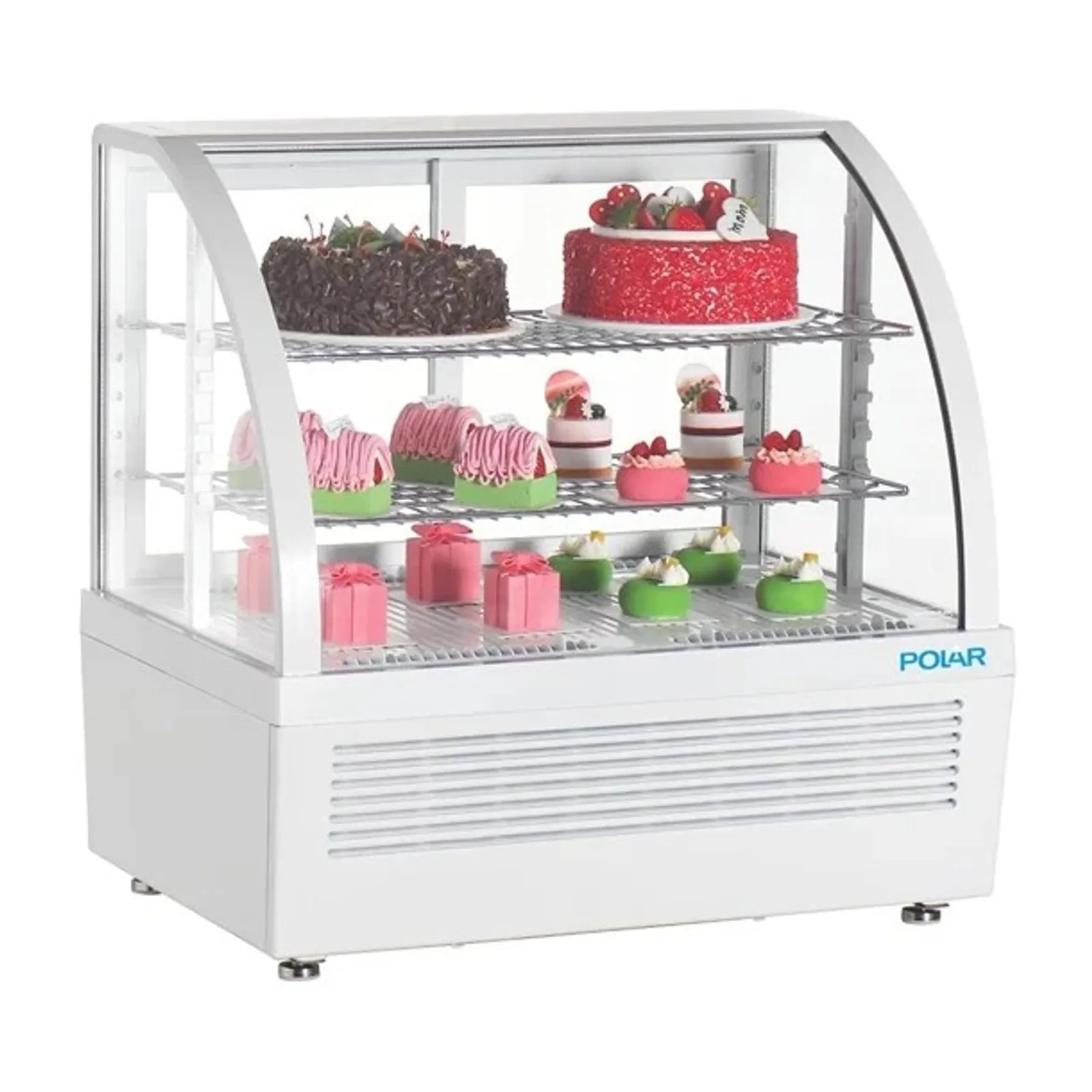 Polar CU637-A C-Series - Countertop Display Fridge White 100Ltr