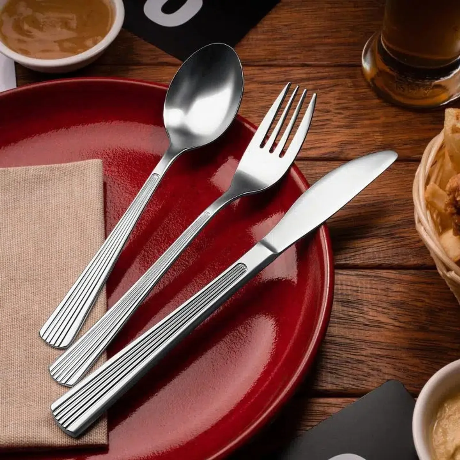 KH Classik Chef XC606 - Stainless Steel Cutlery Carlton Table Fork - Pack of 12