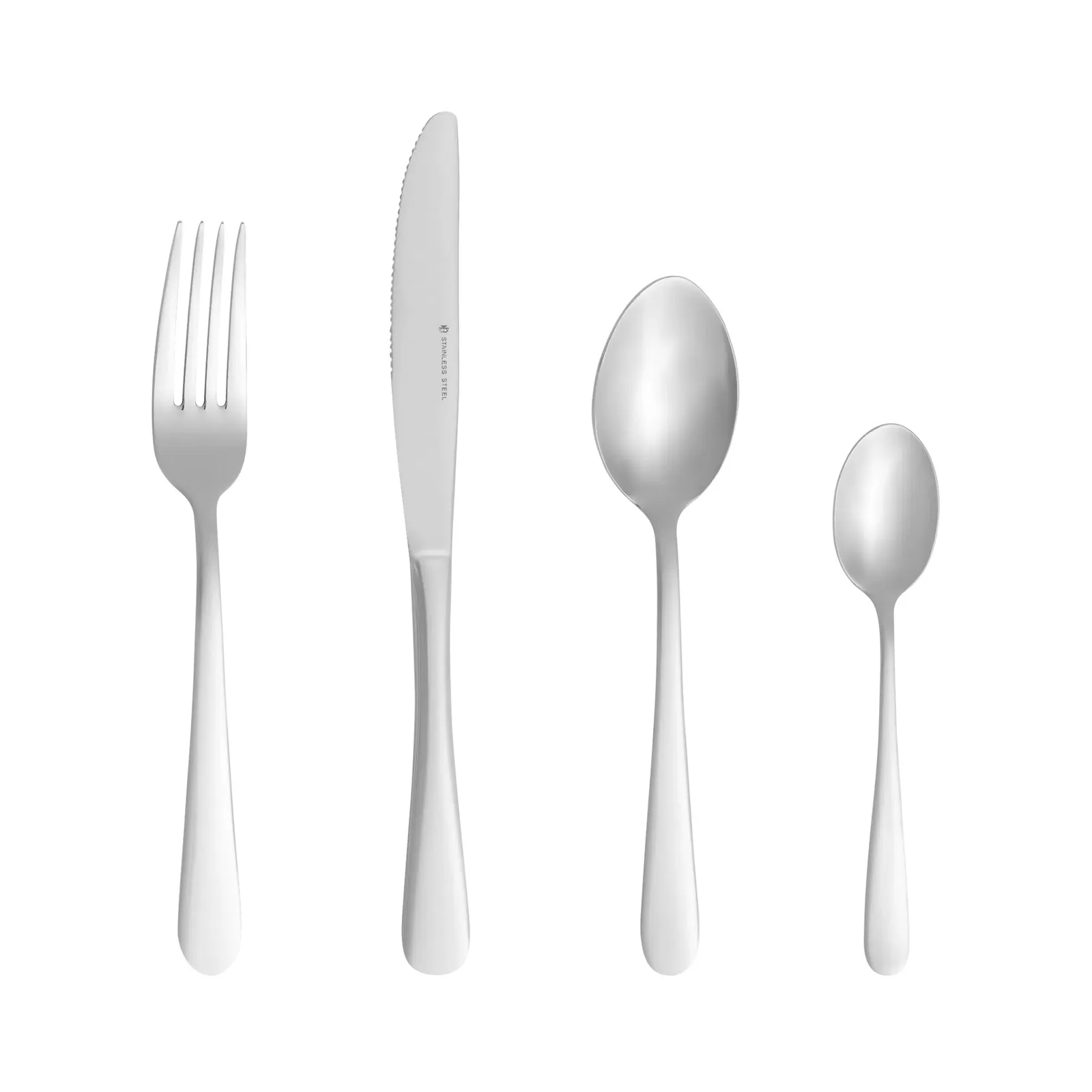 Ken Hands XC803 - Stainless Steel Cutlery Rye Dessert Spoon - Pack of 12