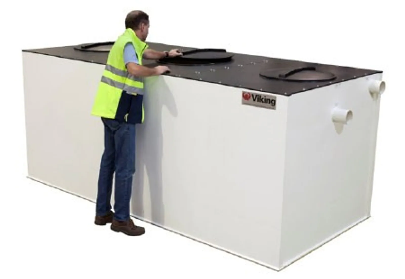 Viking Plastics VPT9AG-1100 - Above Ground Grease Traps 1100L - Paneltim Tank