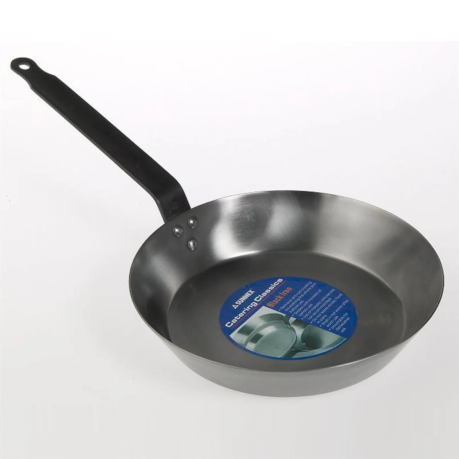 KH Sunnex BLKFRY25 - Black Iron Frypan 25cm