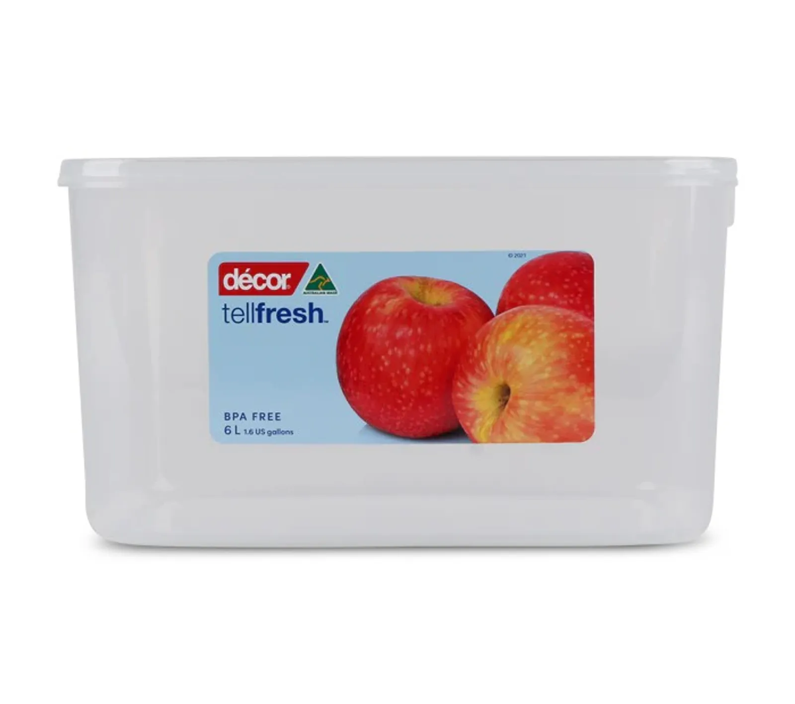 Decor Tellfresh 207560 - Food Container, Oblong, 6L