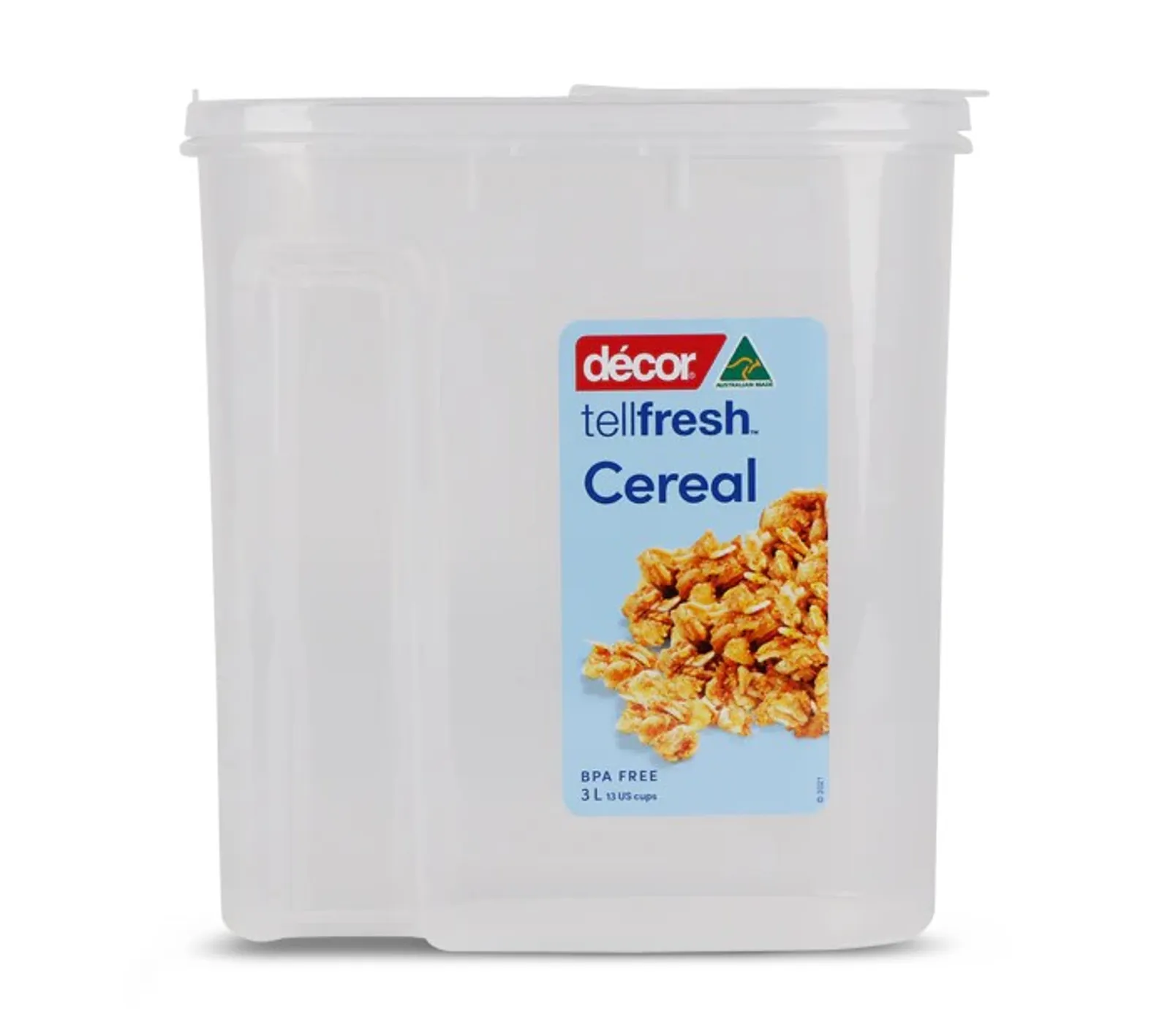 Decor Tellfresh 072171-Cereal Container, 3L