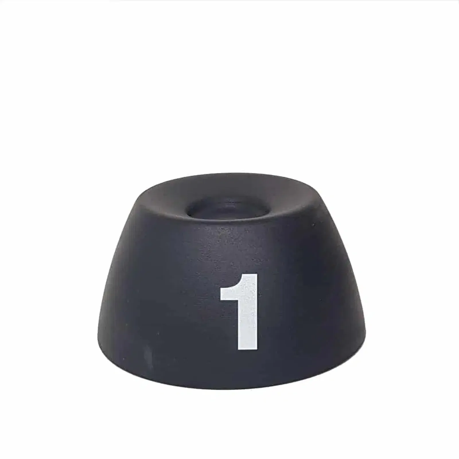 KH Classik Chef 32014 - #14 Table Number White On Black Round