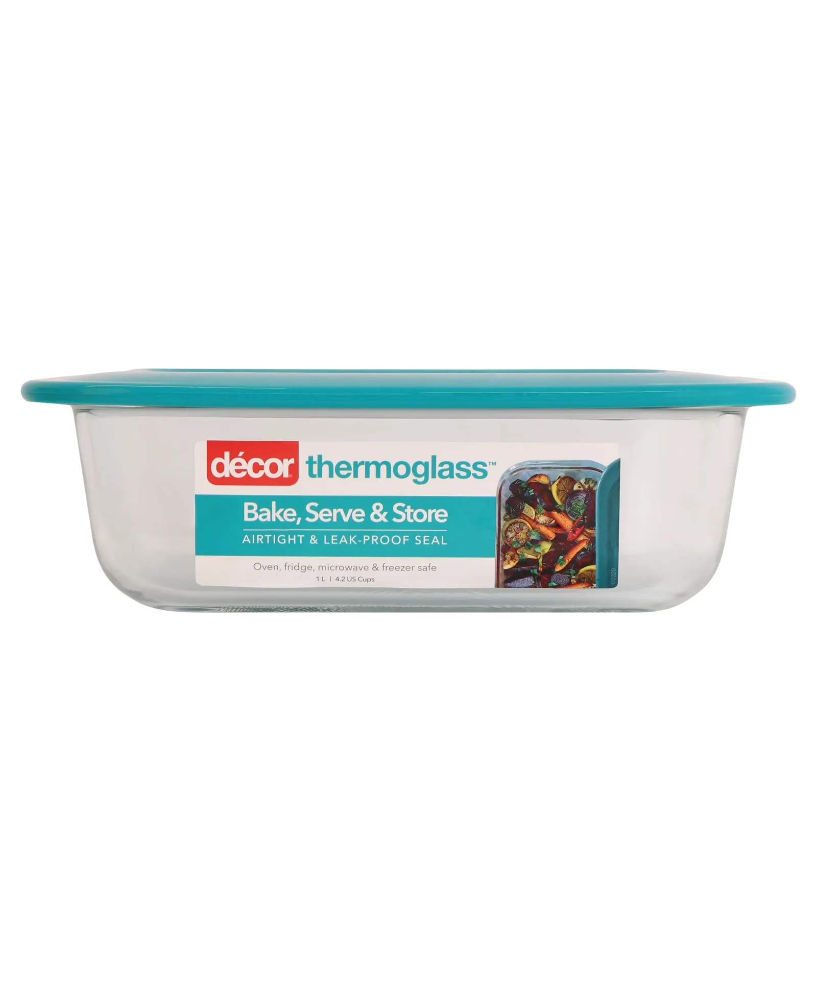 Decor Thermoglass 174300 - Realseal Baking Dish, Oblong, 1L