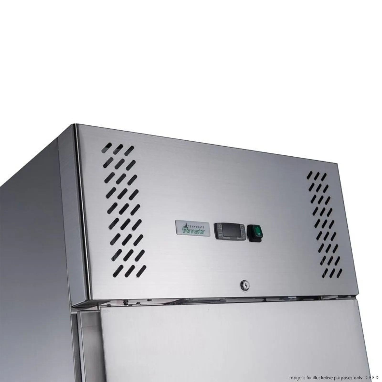 FED-X XURF650SFV - S/S Single Door Upright Freezer