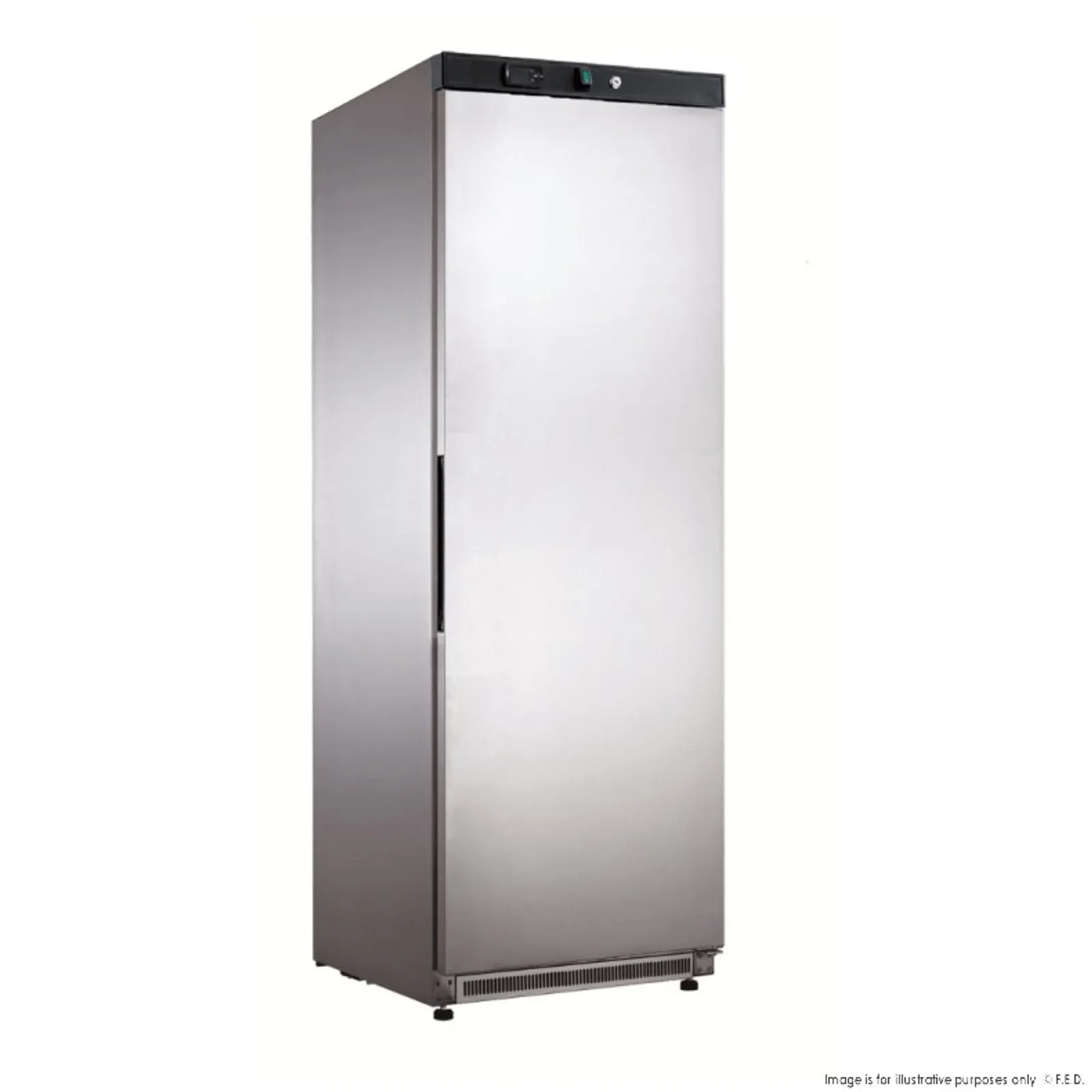 FED-X XF400SS - Stainless Steel Upright Static Freezer