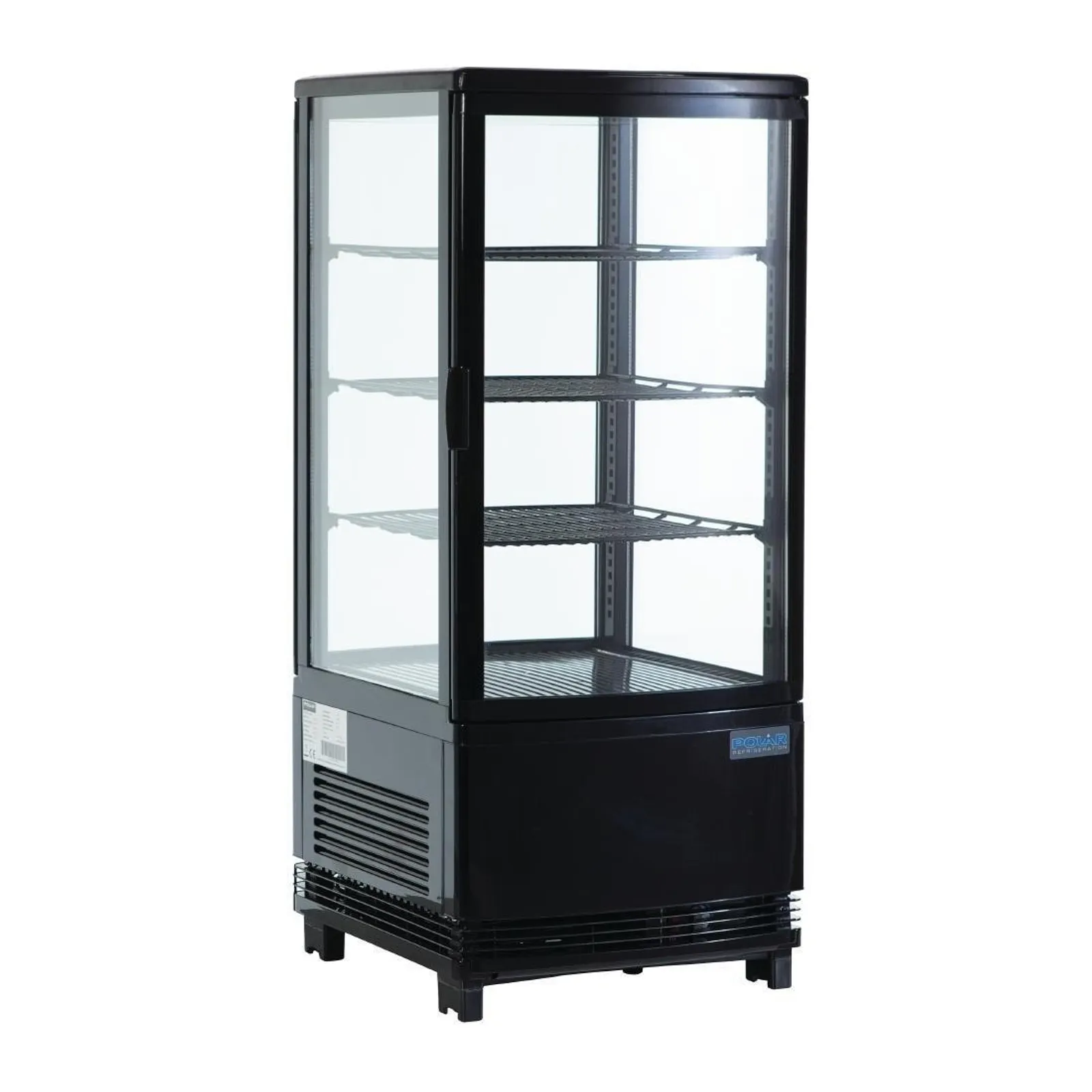 Polar CX577-A C-Series - Energy Efficient  Display Fridge Black 68Ltr