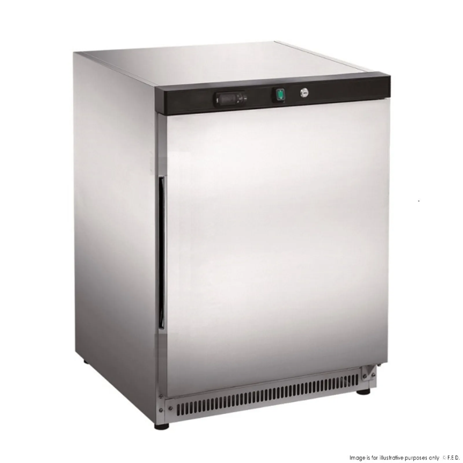 Fed-X XF200SS - 120L S/S Bar Freezer Solid Door