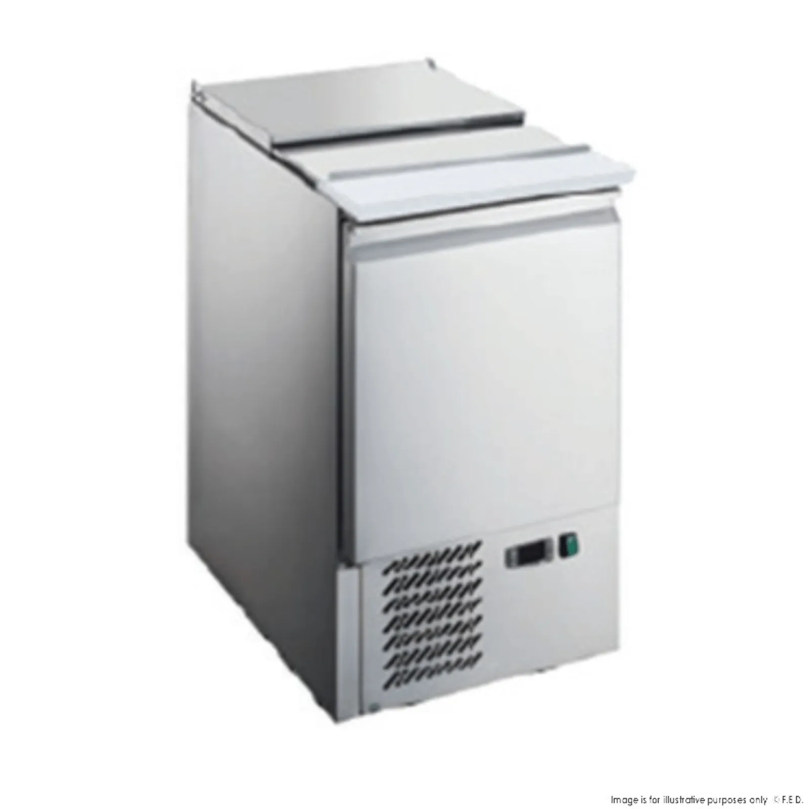 FED-X XGNS450S - One Door Salad Prep Fridge