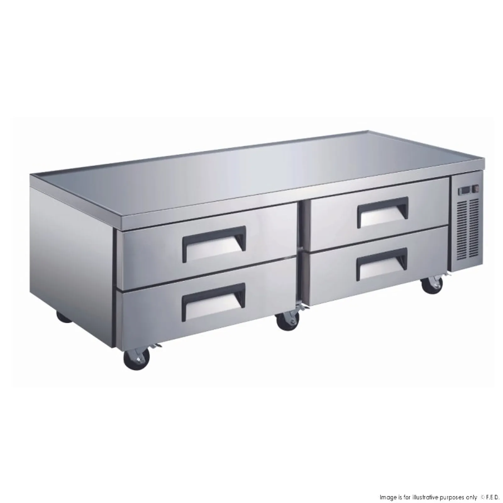 FED-X XCB-72 - Chef Base Refrigerated Drawer Bench 450L