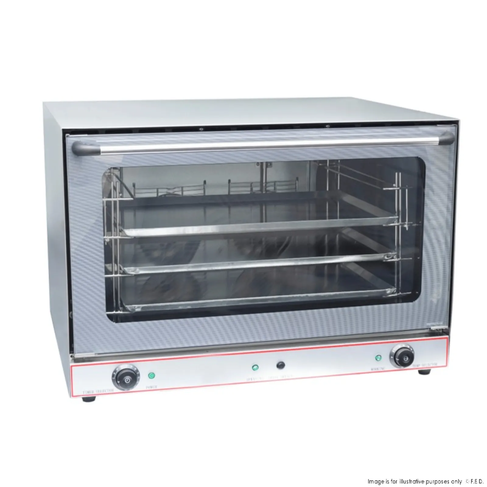 ConvectMax YXD-8A/15E - Heavy Duty Stainless Steel Convection Oven w/ Press Button Steam