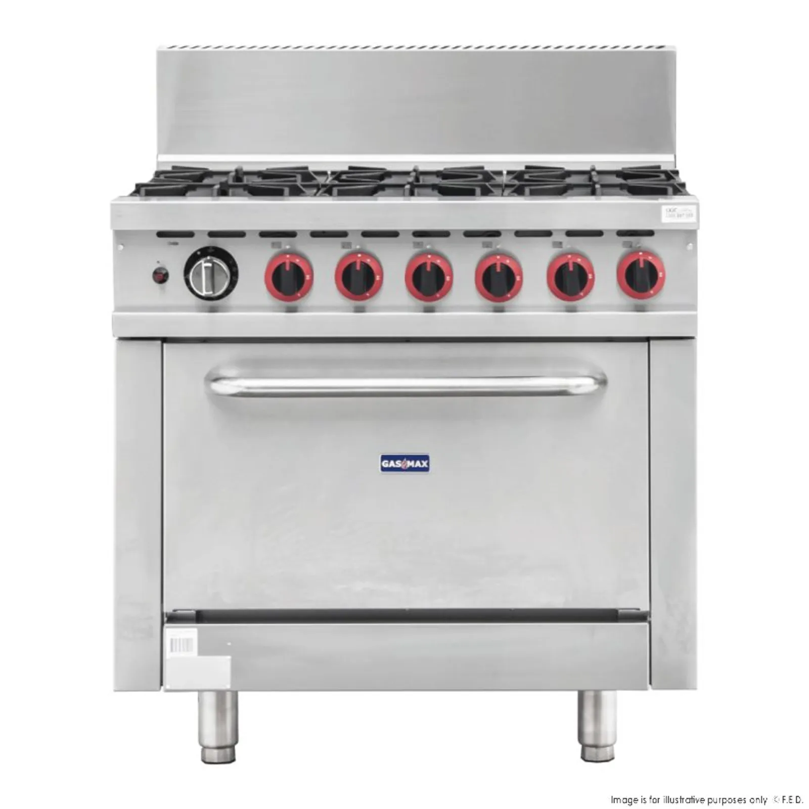 Gasmax GBS6TSLPG - 6 Burner with Oven Flame Failure