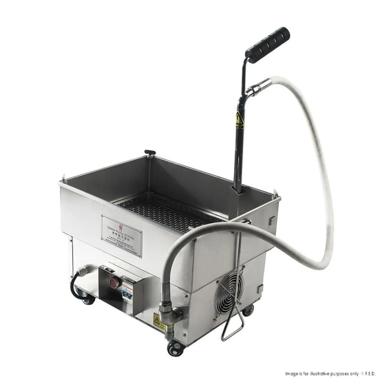 FryMax LG-20E - Oil filter cart