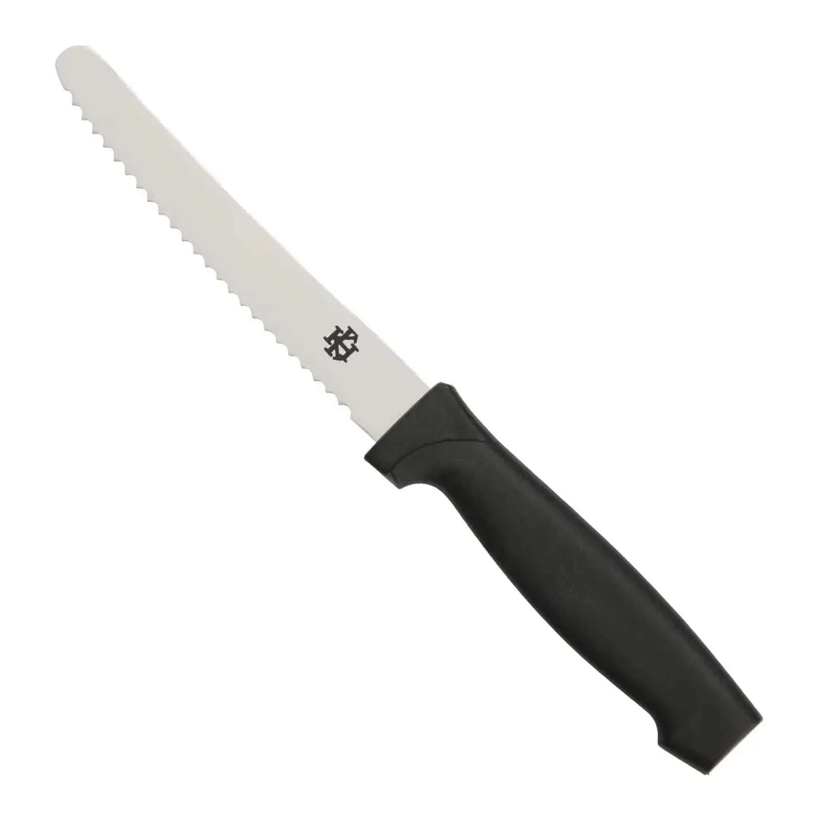KH Kharve® 47001 - Round Tip Black Steak Knife Stainless Steel