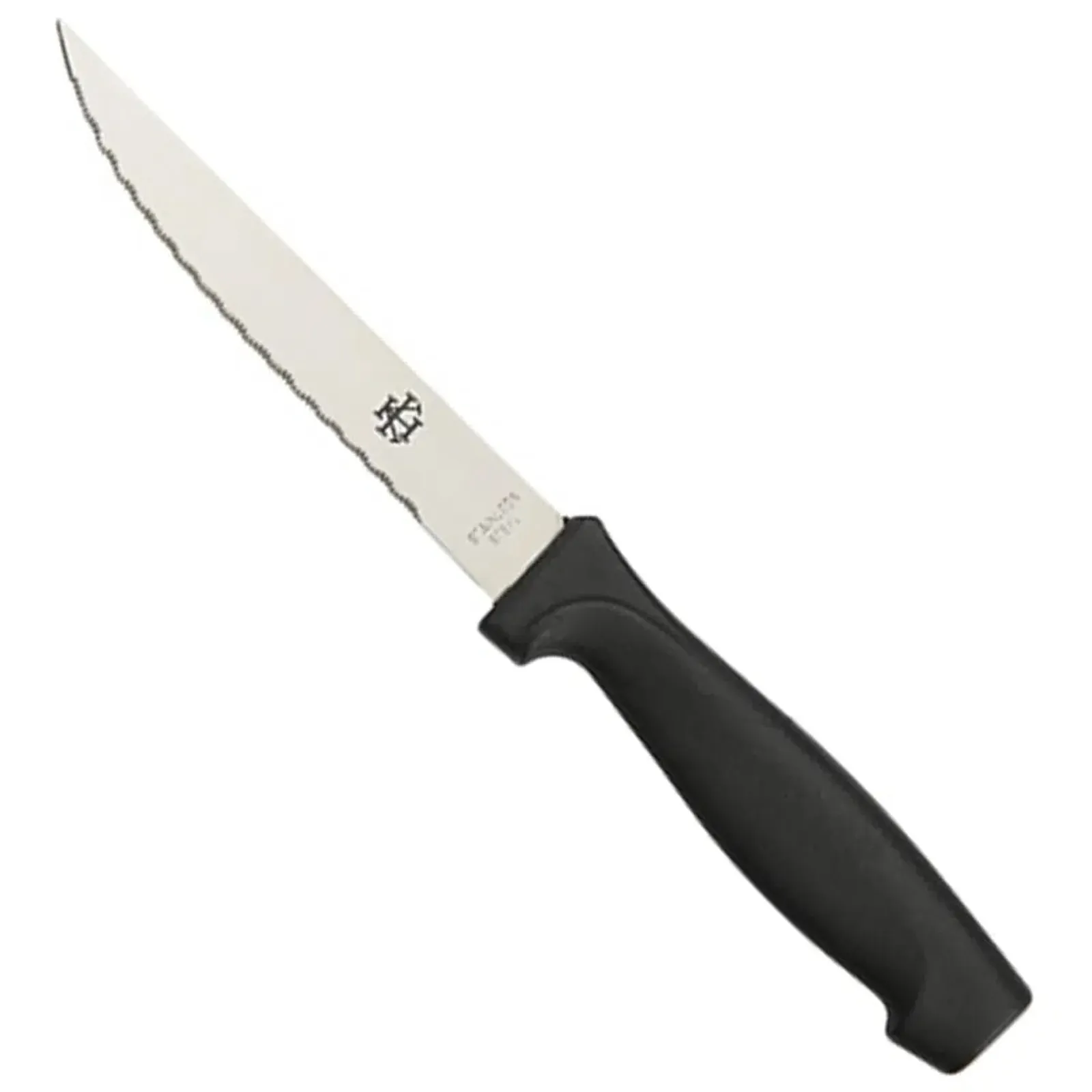 KH Kharve® 47005 - Point Tip Black Steak Knife Stainless Steel
