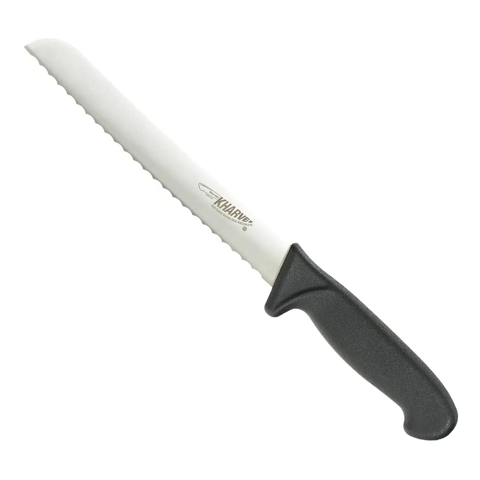 KH Kharve® 48241 - Bread Knife Serrated 20cm Black