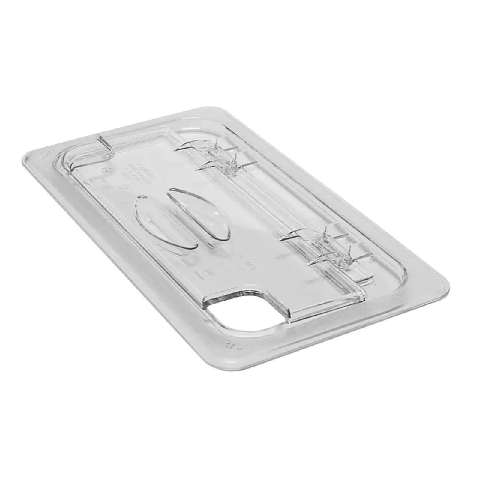 Cambro 30CWLN135 - Camwear Notched FlipLid GN 1/3 - Clear