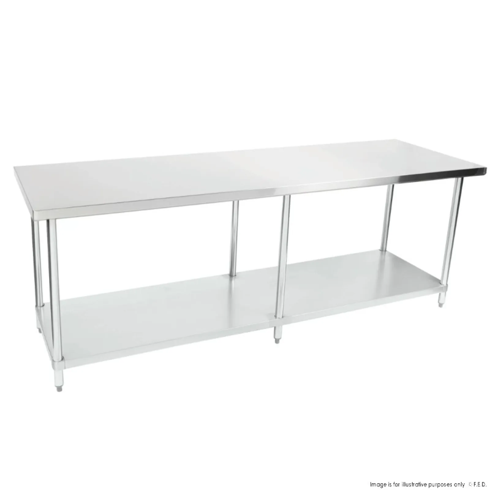 Modular Systems WB7-2100/A - Stainless Steel Workbench