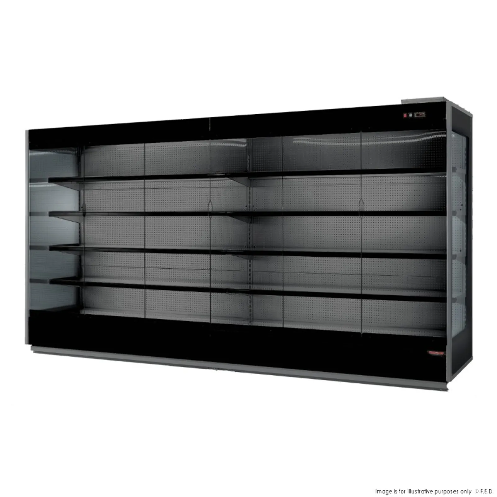 Tecnodom TDST90-CA-250BD - Stromboli Supermarket Remote Display w/ Door