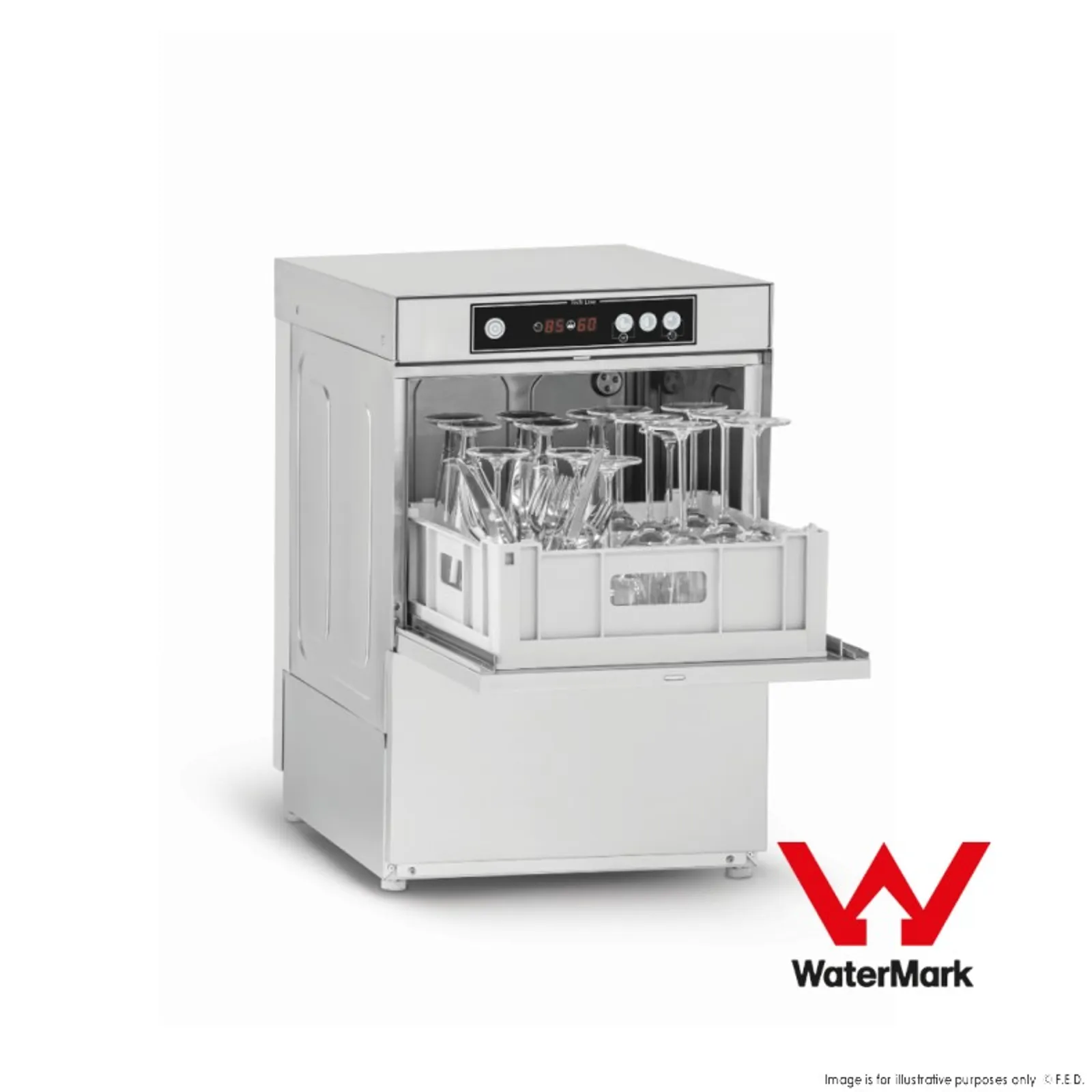 Asber GE-400BDD - Tech Line Underbench Glass/Dishwasher