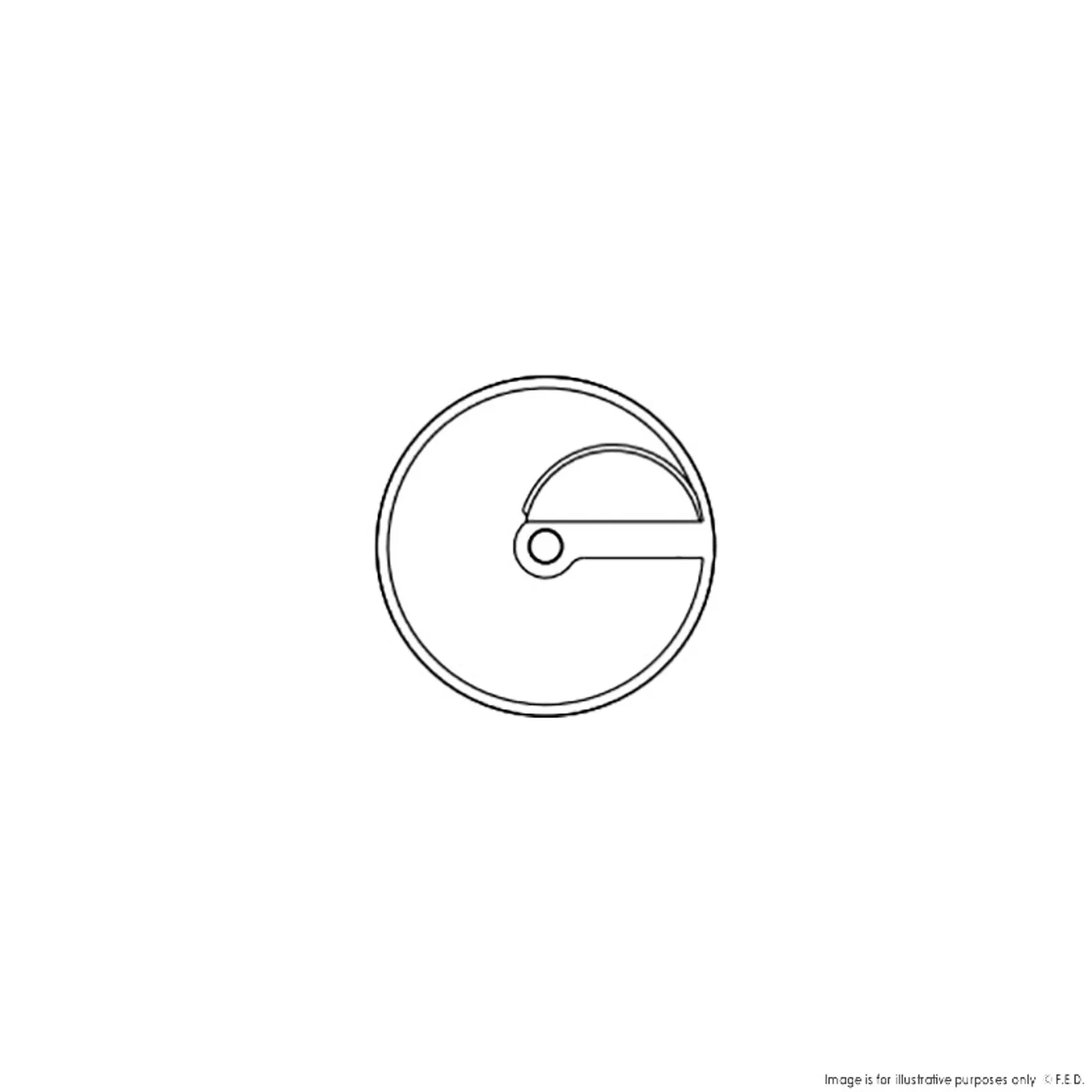 Yasaki SS010 - Slicer (Aluminium, semi circular) 10mm Single Blade