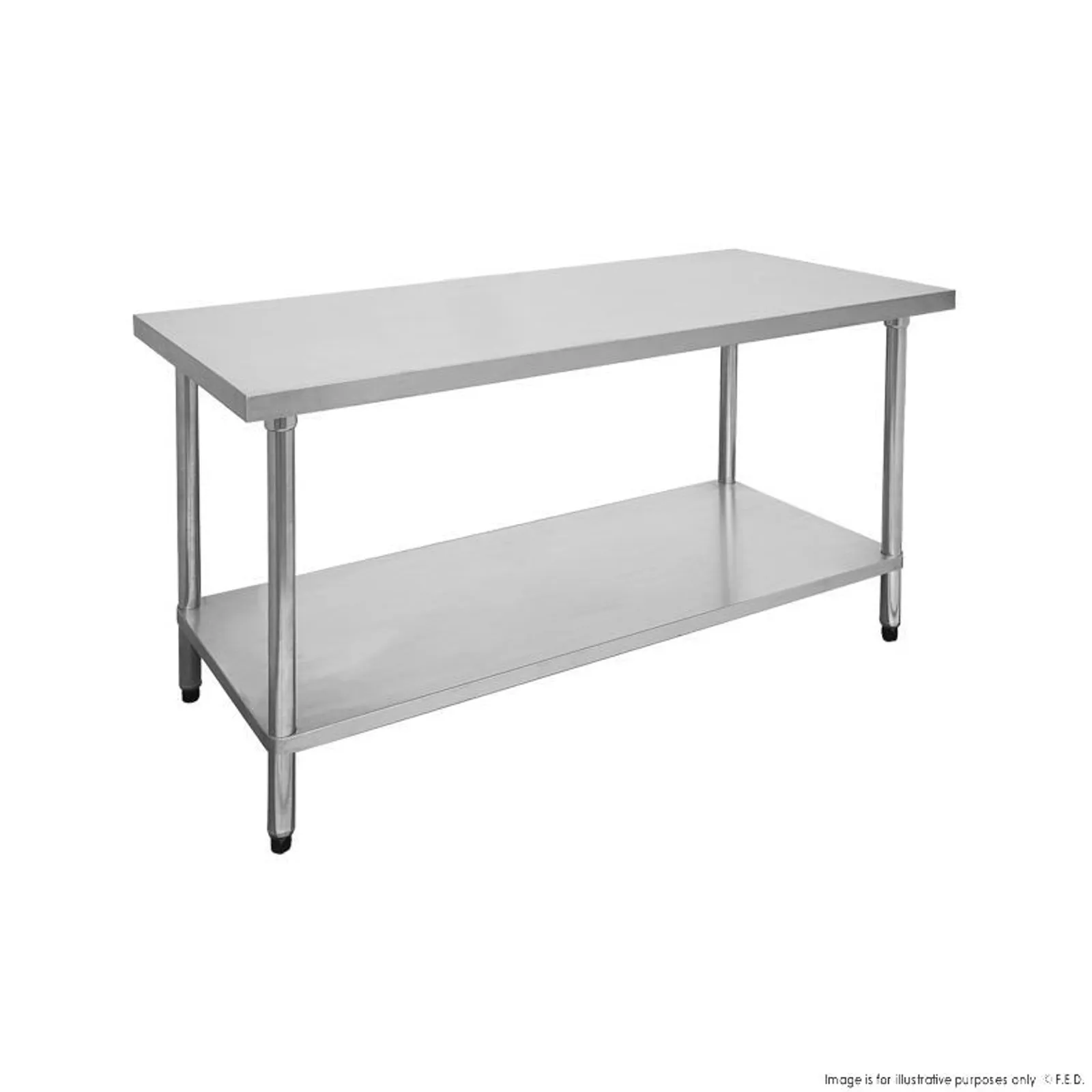 Modular Systems 1800-6-WB - Economic 304 Grade Stainless Steel Table