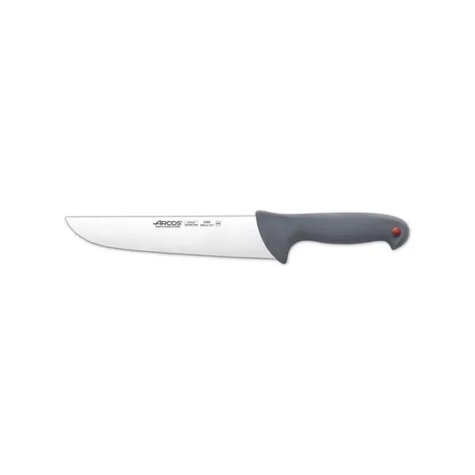 Arcos 263250-Colour Prof Butcher Knife-250mm, Wide Blade Grey Handle