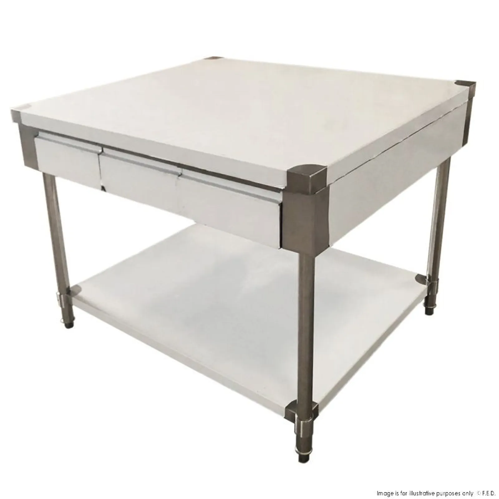 Modular System SWBD10-1200 - Workbench with 3 Drawer Each Side