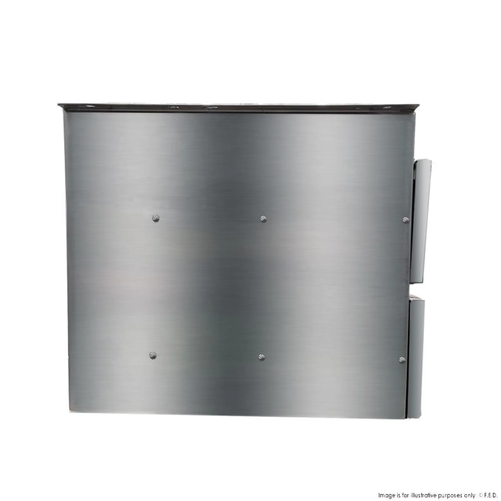 Modular System DR-02/A - Stainless Steel Double Drawer 480x503x410