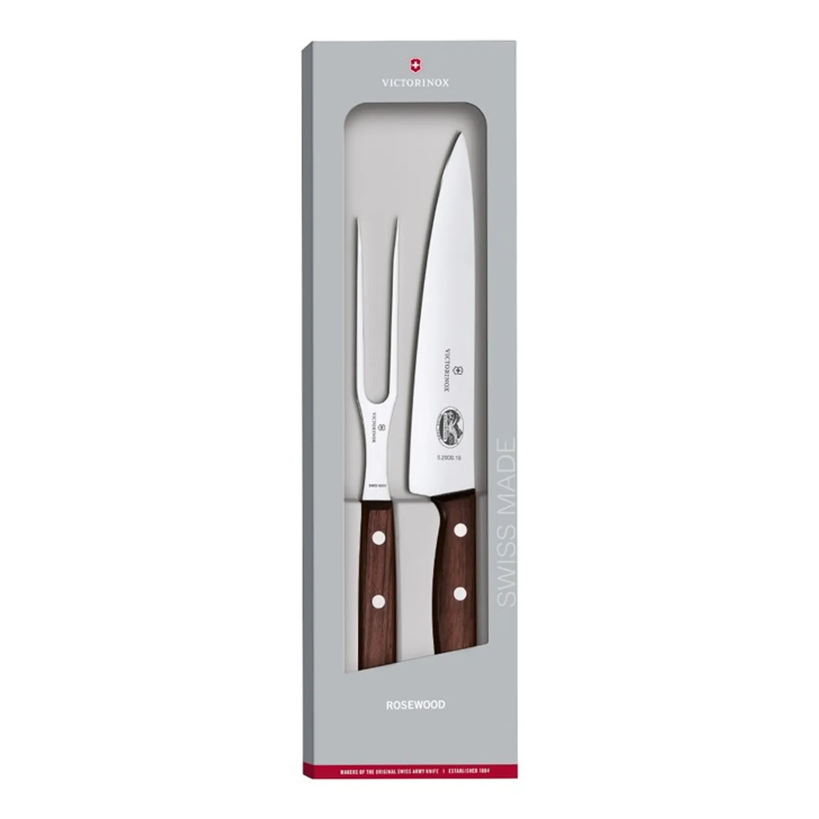 Victorinox 5.1020.2G - Carving Set, 2 pc, Wood - New Giftbox