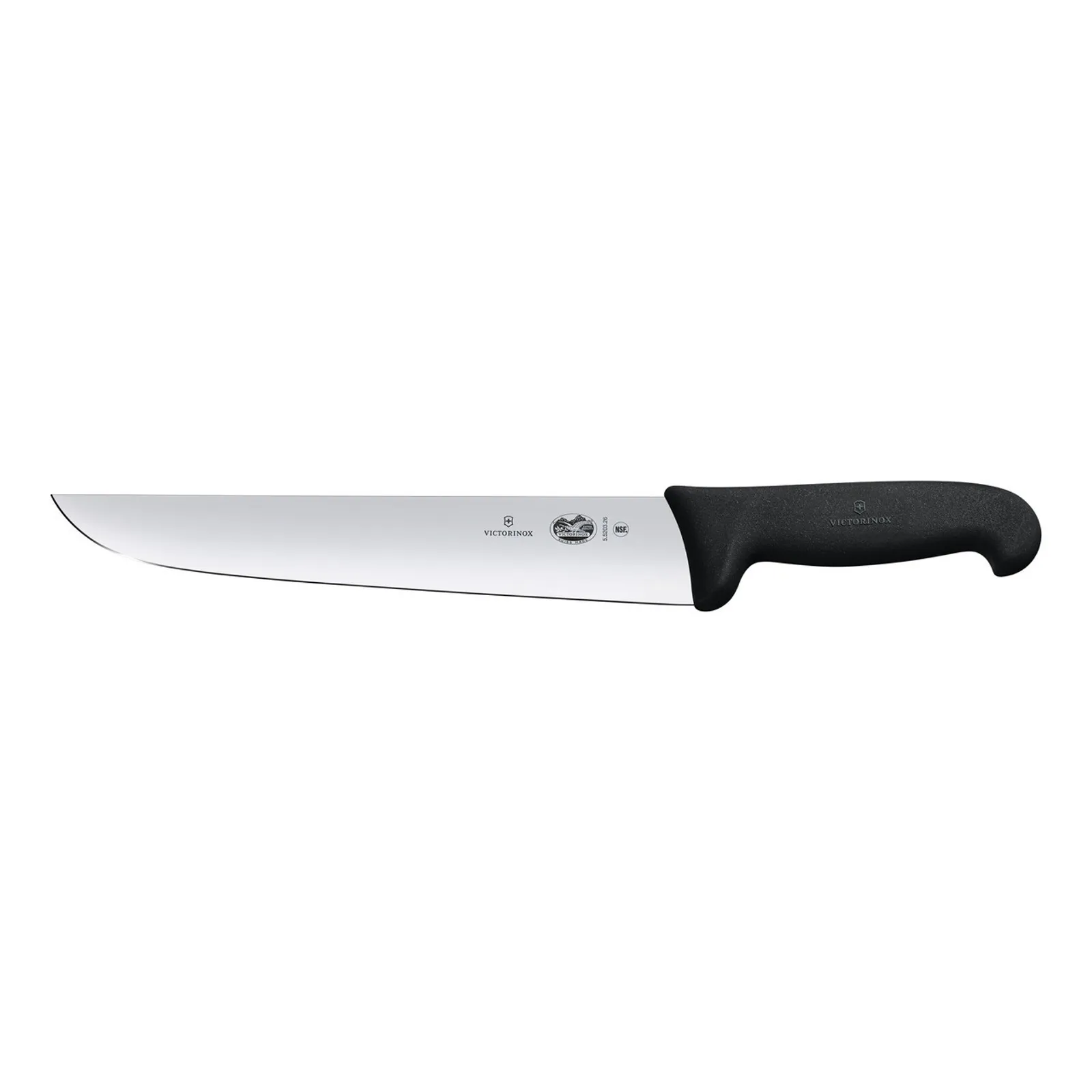 Victorinox 5.5203.26 - Butchers Knife, 26cm, Straight BackBlade, Fibrox - Black