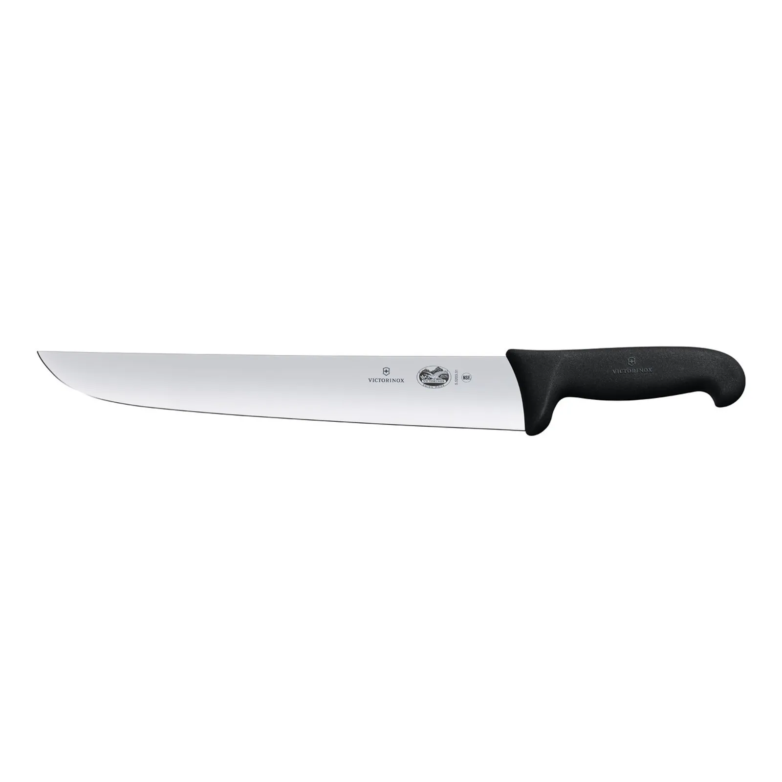 Victorinox 5.5203.31 - Butchers Knife, 31cm, Straight BackBlade, Fibrox - Black