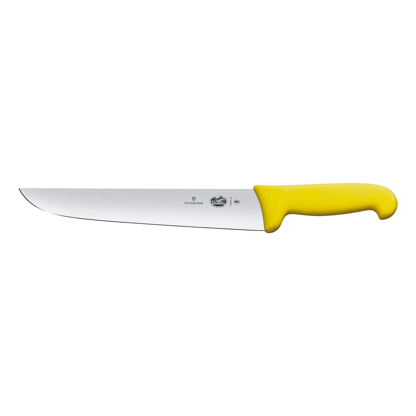 Victorinox 5.5208.20 - Butchers Knife, 20cm, Straight BackBlade, Fibrox - Yellow